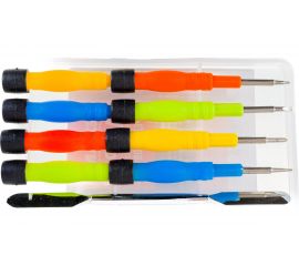 Набор для точечных работ REXANT 9 предметов в пластиковом боксе 12-4765 