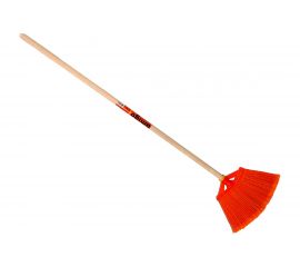 Плоская метла Amigo с деревянным черенком 76002 