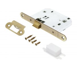 Защелка Аллюр L7050R AB (старая бронза; овальная планка 18 мм; без ручек; с фиксатором) 11228 