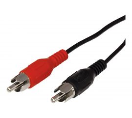 Шнур REXANT 2 RCA - 2 RCA, длина 1,5 метра, черный 17-0103 