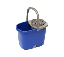 Прямоугольное ведро CISNE APOLO с отжимом и роликами, синий 16л 460545 