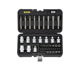 Набор бит и торцевых головок TORX 44 предмета Berger BG BG044-1214 