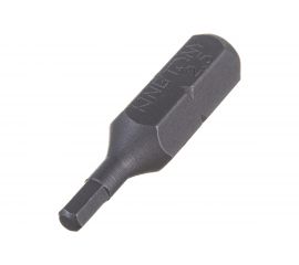 Вставка бита торцевая 1/4, HEX, 2,5 мм, L=25 мм KING TONY 102525H 