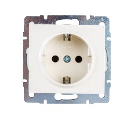 Розетка LEZARD RAIN с/ з керамика крем 703-0388-122 