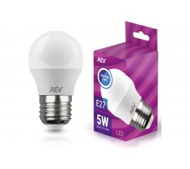 Светодиодная лампа LED G45 E27 5Вт 4000K REV 32263 4 