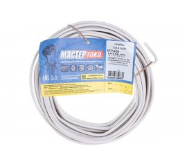 Провод ПУНПбм Мастер Тока 3х2.5 белый 10м МТ1450 