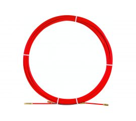 Протяжка для кабеля мини OlmiOn УЗК d=3,5 мм L=20 м в бухте, красный СП-Б-3,5/20 