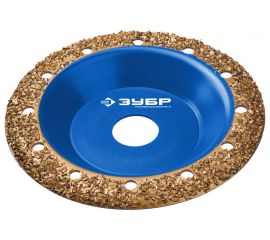 Наклонная обдирочно-шлифовальная чашка №2 ЗУБР 125 мм, среднее зерно ВК8 33435-2 