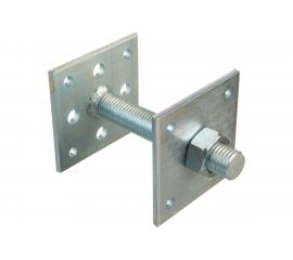 Регулировочный лифт Tech-Krep 100х100х6,0 мм со шпилькой М24 Н=150 мм - накл. 124427 