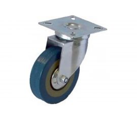 Колесо серая резина поворотное SCG42 100 мм MFK-TORG 3053100 