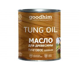 Масло для древесины Goodhim тунговое, 0,75 л 99238 