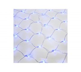 Светодиодная гирлянда NEON-NIGHT Сеть 8 режимов 1.5х1.5м 150 LED на прозрачном проводе синий 215-123 