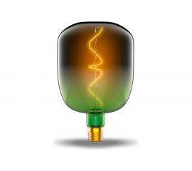 Лампа LED Gauss Filament Flexible V140-DC Green-Clear E27 5W 200lm 1800K 140х200mm 1/6 1009802105 