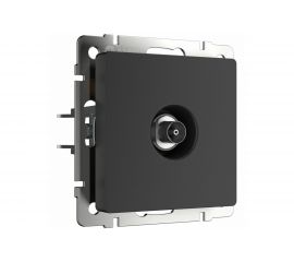 ТВ-розетка WERKEL W1183008 оконечная черный матовый a051612 