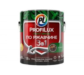 Грунт-эмаль Profilux по ржавчине 3в1 зеленая 1,9 кг Н0000005009 
