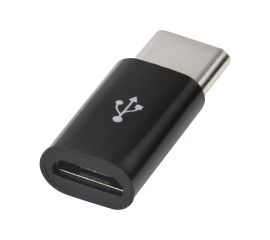 Адаптер-переходник Red Line Micro USB - Type-C пластик, черный УТ000016931 
