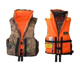 Спасательный двухсторонний жилет с воротником Norfin 100-120кг р.58-64 VPD-120 