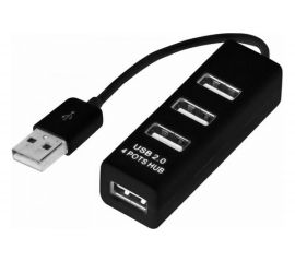 Разветвитель USB на 4 порта, черный REXANT 18-4103 