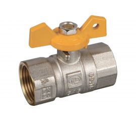 Шаровый газовый кран Terma - R 1/2 внутренняя/внутренняя, бант 30561 26052 