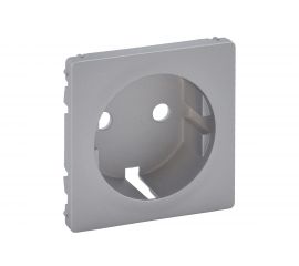 Лицевая панель Legrand Valena Life для розетки 2К+З алюминий Leg 755202 