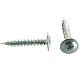 Саморезы с полусферической головкой и острием Профикреп цинк пакет, 4,2х25 12 шт 111730 