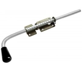 Засов Домарт с пружиной, 400 мм, бронза антик 170325 