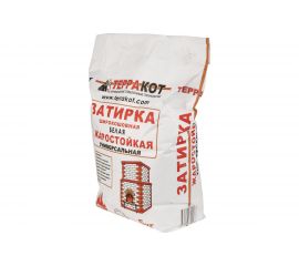 Затирка Терракот белая жаростойкая, 5 кг А-206696 