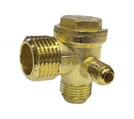 Клапан обратный для компрессора резьба наружная M1/2хM3/8хM1/8 Pegas pneumatic 4316 