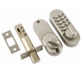 Кодовый замок НОРА-М 600 мат.хром 8690 