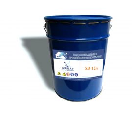 Атмосферостойкая эмаль Мицар ХВ-124 20 кг синий 823 