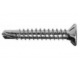 Оконный саморез со сверлом Kenner Белый цинк под автомат 3,9х32 Kn 500шт сбс3932ф 