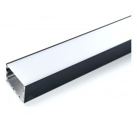Накладной профиль для светодиодной ленты FERON CAB257 цвет черный, 10370 