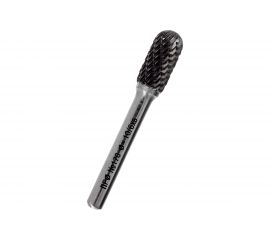 Борфреза твердосплавная (10x6x20x65 мм; тип C-Цилиндр со сферой) Профоснастка №170 860361020650 