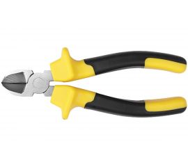 Бокорезы, черно-желтые прорезиненные ручки, хром-никелевое покрытие 165 мм FIT Старт 49951 