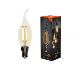 Филаментная лампа REXANT Свеча на ветру CN37 7.5 Вт 2700K E14 604-101 
