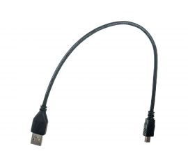 Кабель Cablexpert USB 2.0 Pro, AM/miniBM, 5P, 0.3м, экран, черный пакет CCP-USB2-AM5P-1 