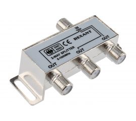 Делитель ТВ REXANT на 3 выхода F разъём 5-1000 МГц 05-6002 
