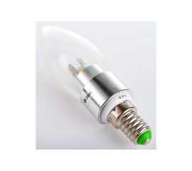 Светодиодная лампа Nord-Yada C35 3W S 220V E14 2700K (свеча прозрачная) 903643 