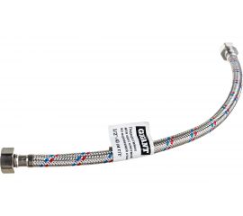 Гибкая подводка для воды Gigant с оплеткой из нержавеющей стали, 1/2""х40 см, г/г P-40-GG 