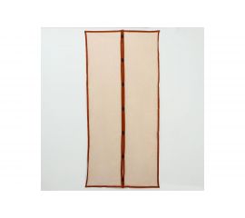 Антимоскитная сетка СИМАЛЕНД 90x210 см, на магнитах, цвет коричневый 4095241 
