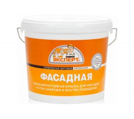 Краска фасадная супербелая ЭКСПЕРТ 7 кг 9775 