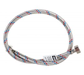 Гибкая подводка для воды Gigant с оплеткой из нержавеющей стали, 1/2""х80 см, г/г P-80-GG 