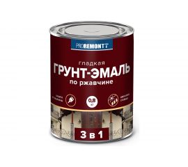 Грунт-эмаль Proremontt 3 в 1 желтая, 0.8 кг Лк-00012400 