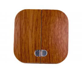 Выключатель IEK ВС20-2-1-ХД 2-кл. инд. о/у 10А GLORY дуб EVH21-K24-10 