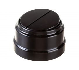 2-клавишный выключатель Bylectrica А56-2212 6А открытой установки, серия РЕТРО, шоколад, А56-2212 шоколад 