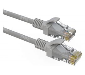 Патч-корд ЭРА Simple PC-2U-A U/UTP категория 5e, длина 2 метра, неэкранированный, серый, Б0051372 