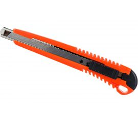 Нож 9 мм направляющая металл с фиксатором КВАЛИТЕТ НФ-9МН 6620449 