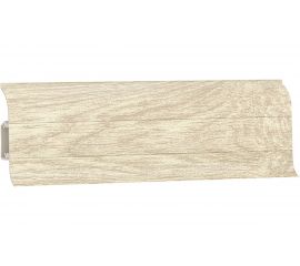 Плинтус Волшебная палочка ПВХ 58 мм, 2,5 м, цвет 5801 УТ000072724 