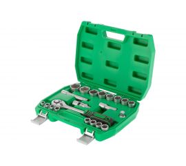 Набор инструментов INTERTOOL 21ед., 1/2"", Cr-V ET-6021SP 