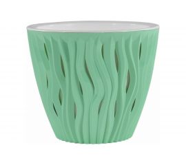 Кашпо bmc КШ5662 Вдохновение мята, 19х19 см, 3 л 057579 